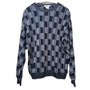 Vintage‎ Norm Thompson Coogi Style 90's Textured Sweater Men's XXL Made In Italy